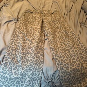 Wild Fable Animal Print Wide-Leg Jean